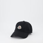 Chapeaux, casquettes et bonnets Casquette à logo Moncler Noir Homme