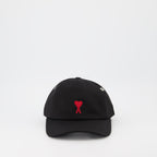 Chapeaux, casquettes et bonnets Casquette Ami de Coeur Ami PARIS Noir Unisexe