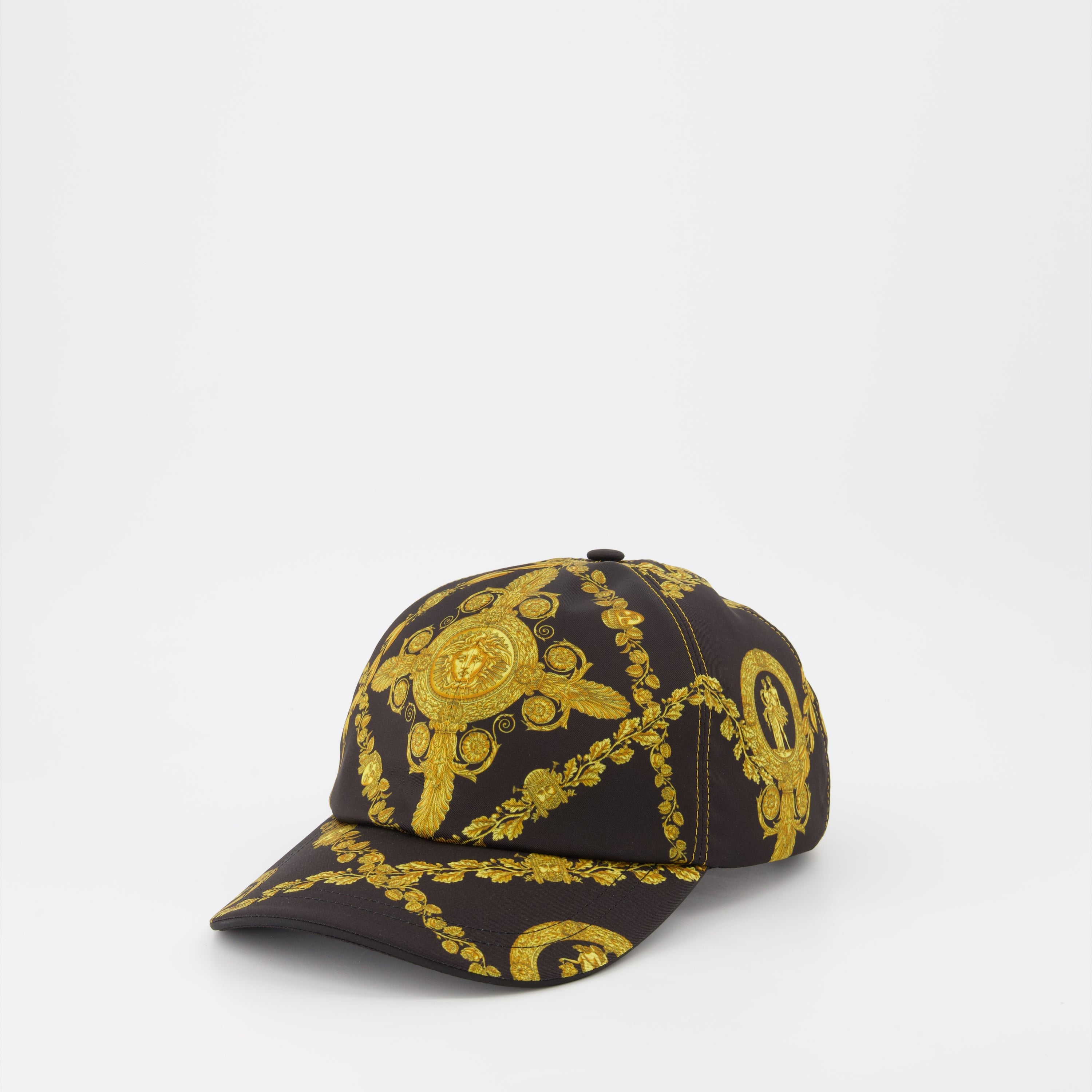 Casquette Barocco noir or