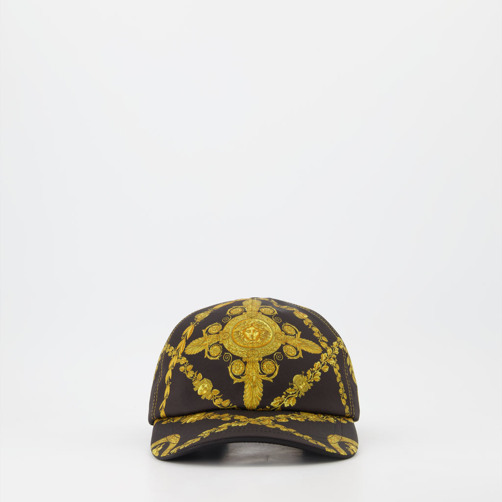 Casquette Barocco noir or