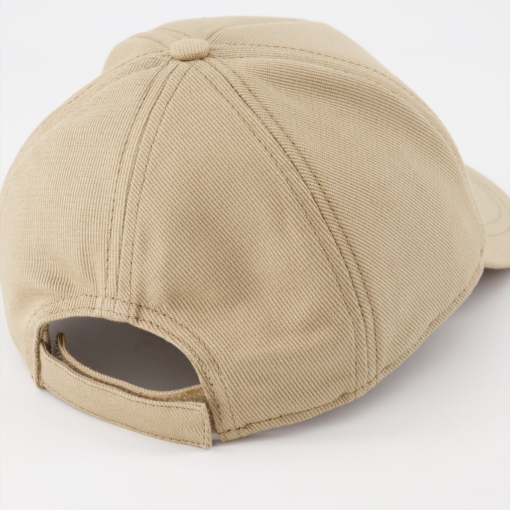 Hats, caps and beanies Logo cap Miu Miu Beige Women