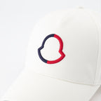 Hats, caps and beanies Logo cap Moncler White Man