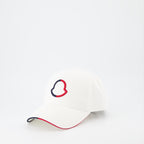 Hats, caps and beanies Logo cap Moncler White Man