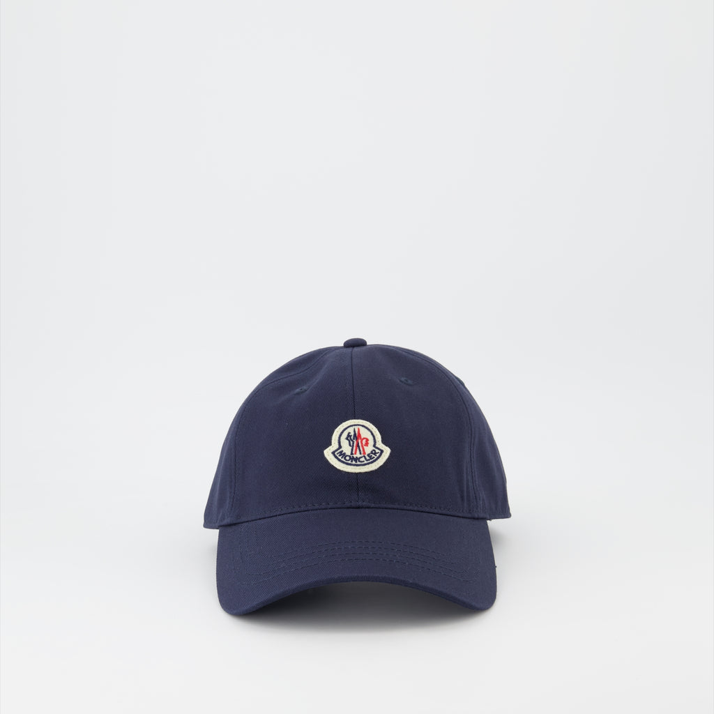 Hats, caps and beanies Logo cap Moncler Blue Man