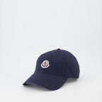 Hats, caps and beanies Logo cap Moncler Blue Man