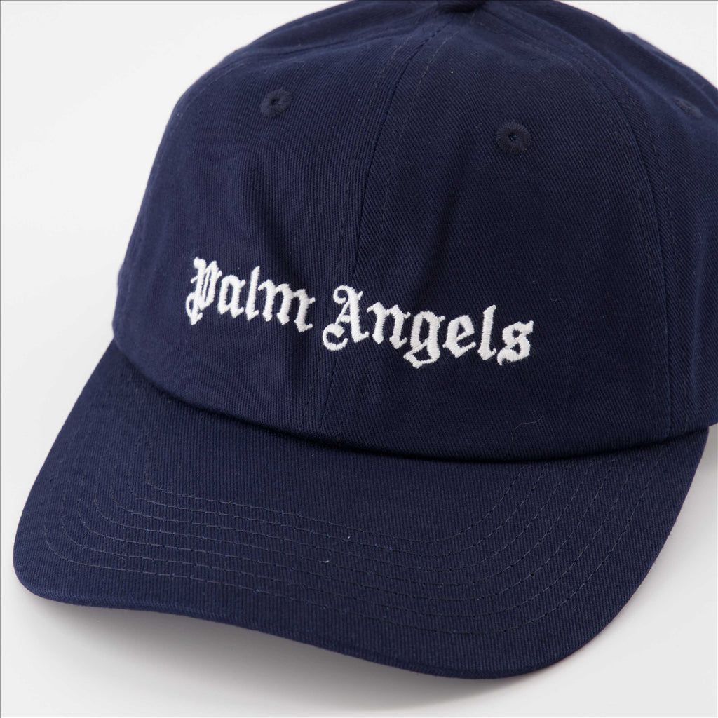 Hats, caps and beanies Logo cap Palm Angels Blue Man