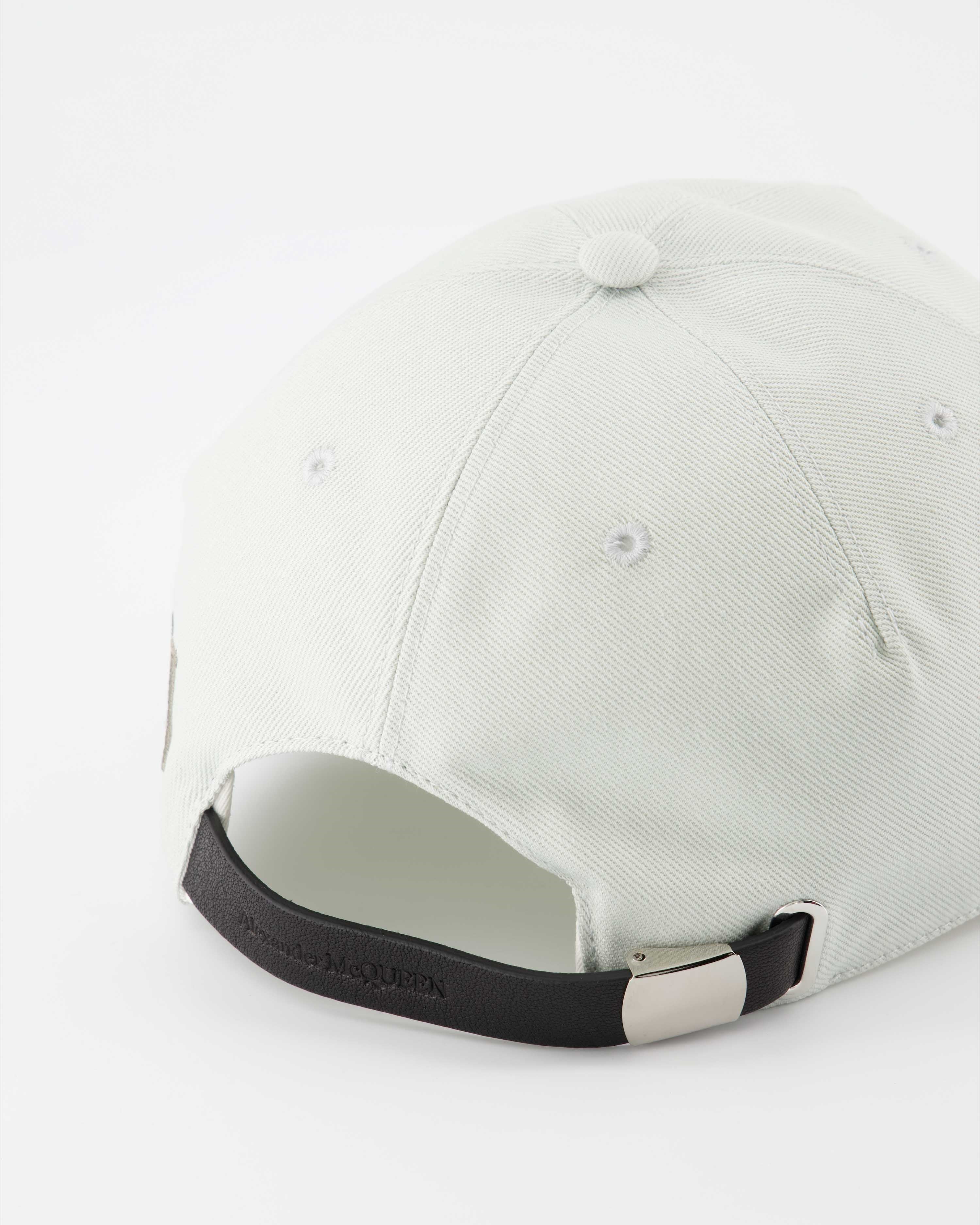 Chapéus, bonés e gorros Casquette à logo brodé Alexander McQueen Bege Homme