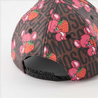 Hats, caps and beanies Monogram cap Moschino Brown Man