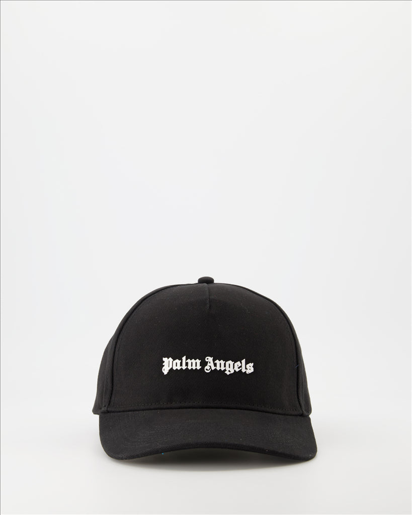 Hats, caps and beanies Logo cap Palm Angels Black Man