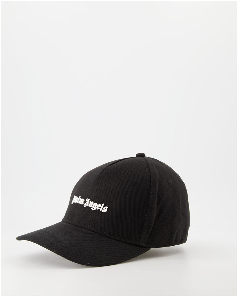 Hats, caps and beanies Logo cap Palm Angels Black Man