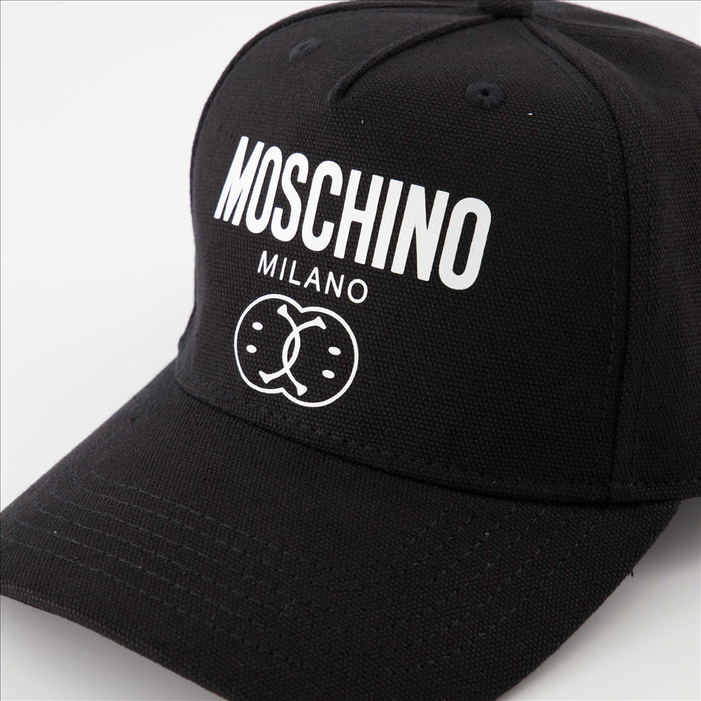Chapeaux, casquettes et bonnets Casquette à logo Moschino Noir Homme