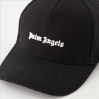 Hats, caps and beanies Logo cap Palm Angels Black Man