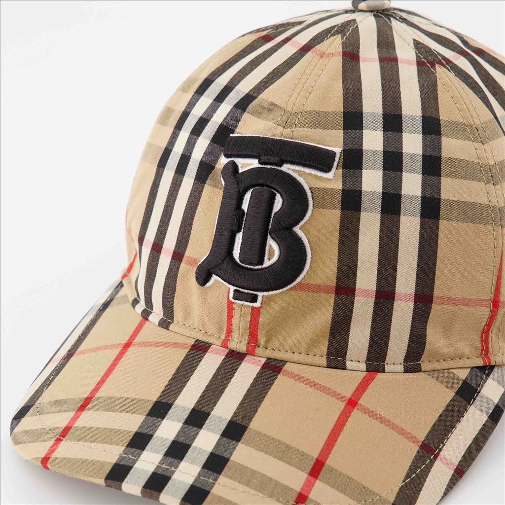Chapéus, bonés e gorros Casquette à carreaux Burberry Bege Homme