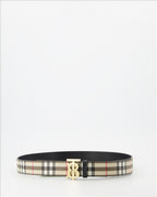 Ceintures Ceinture à carreaux Burberry Beige Femme