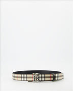 Ceintures Ceinture à carreaux Burberry Beige Femme