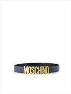Petite maroquinerie Ceinture à logo plaque Moschino Bleu Homme