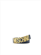 Petite maroquinerie Ceinture à logo plaque Moschino Bleu Homme