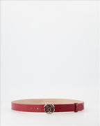 Ceintures Ceinture à logo sceau Alexander McQueen Rouge Femme