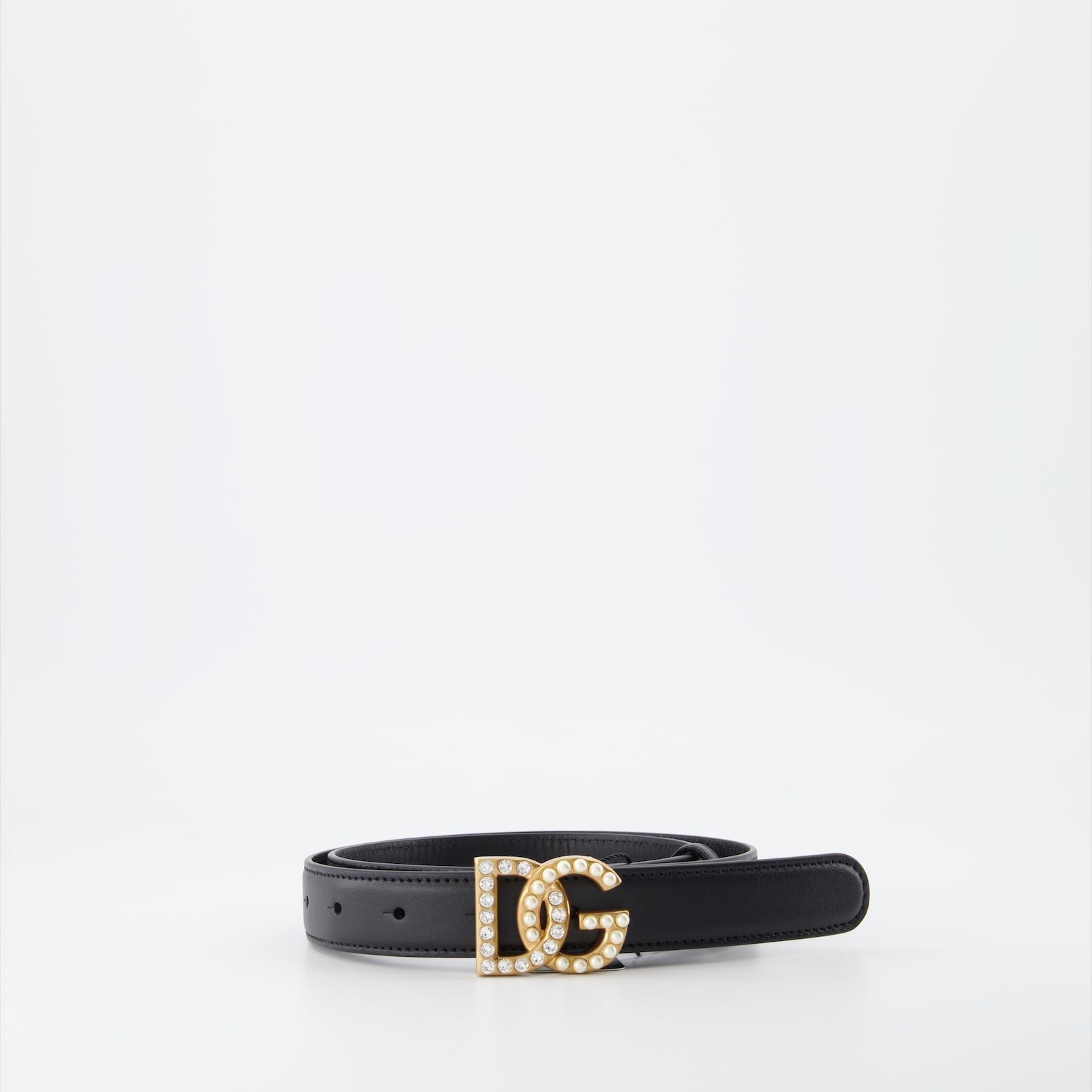 Ceintures Ceinture DG Dolce & Gabbana Noir Femme