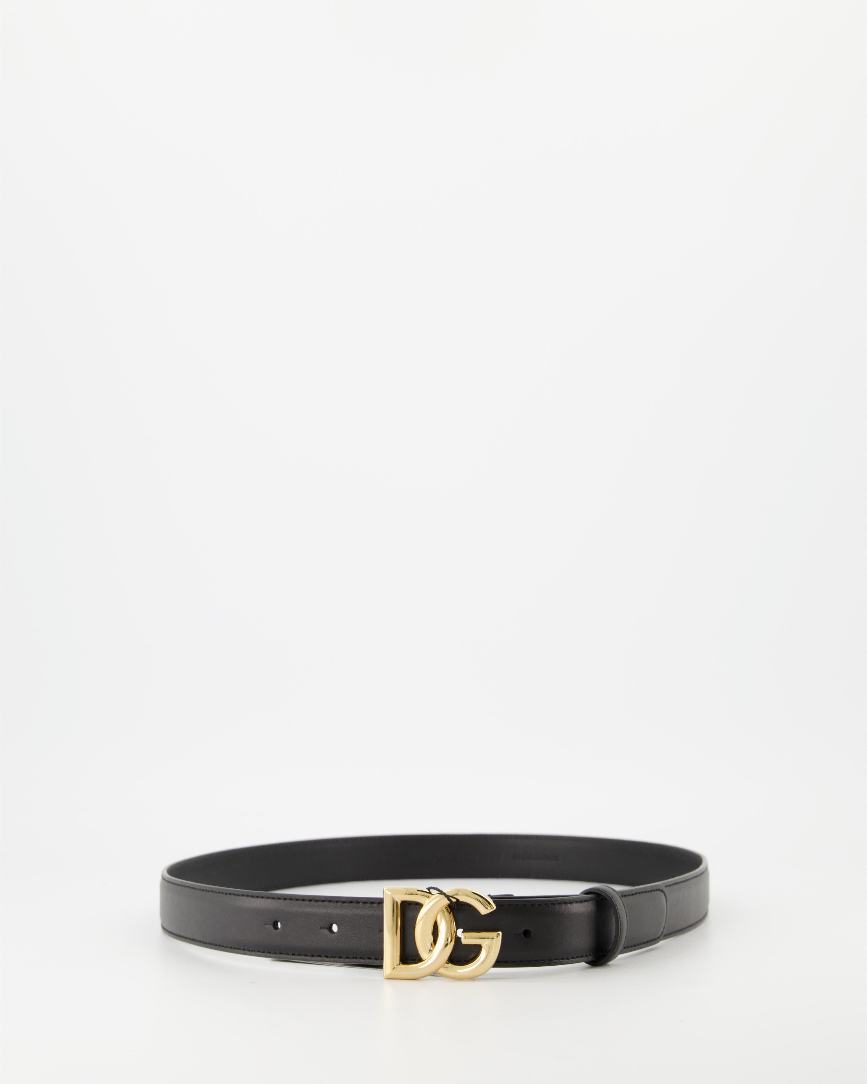 Ceintures Ceinture DG Dolce & Gabbana Noir Femme