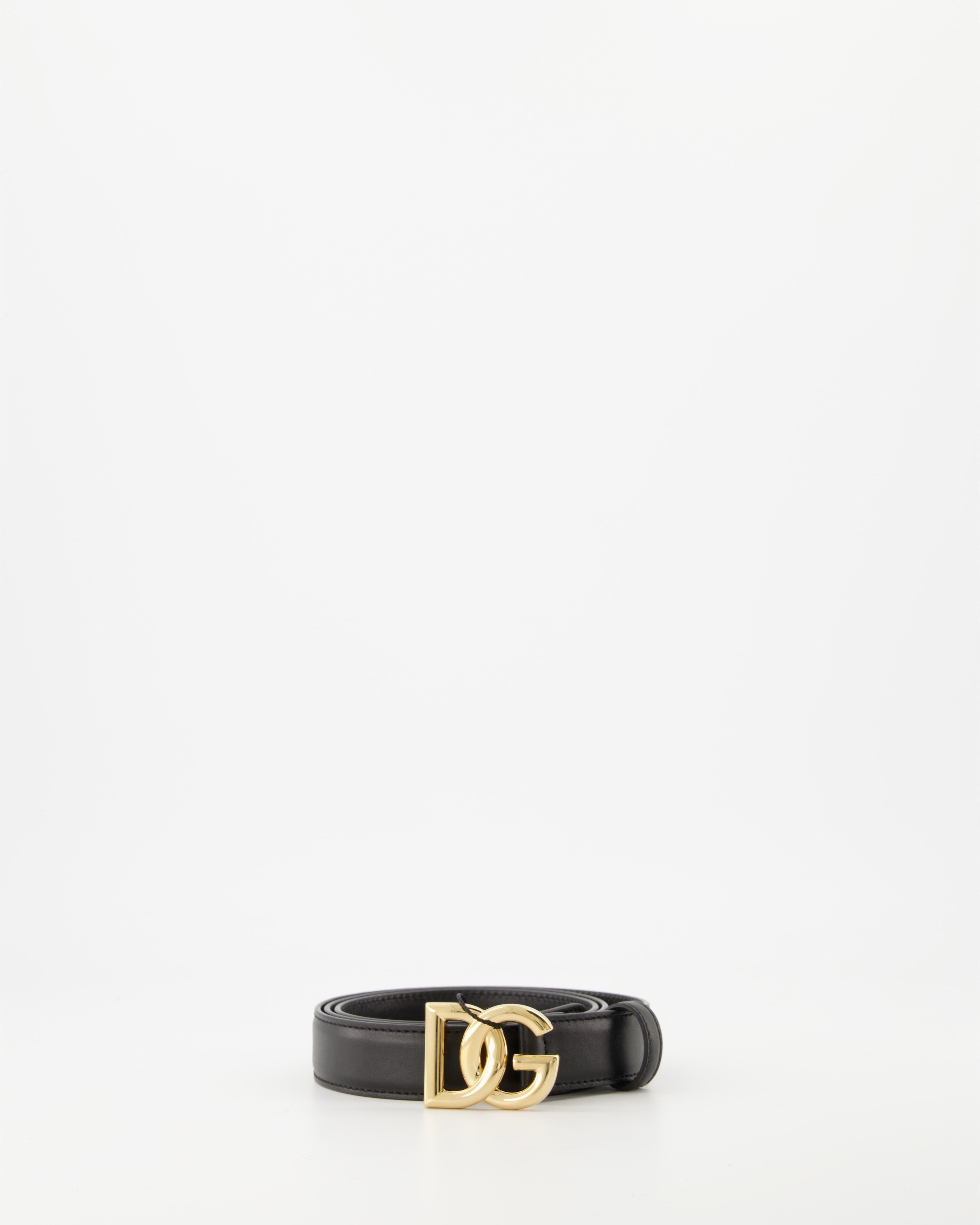 Ceintures Ceinture DG Dolce & Gabbana Noir Femme