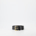 Ceinture en cuir noir