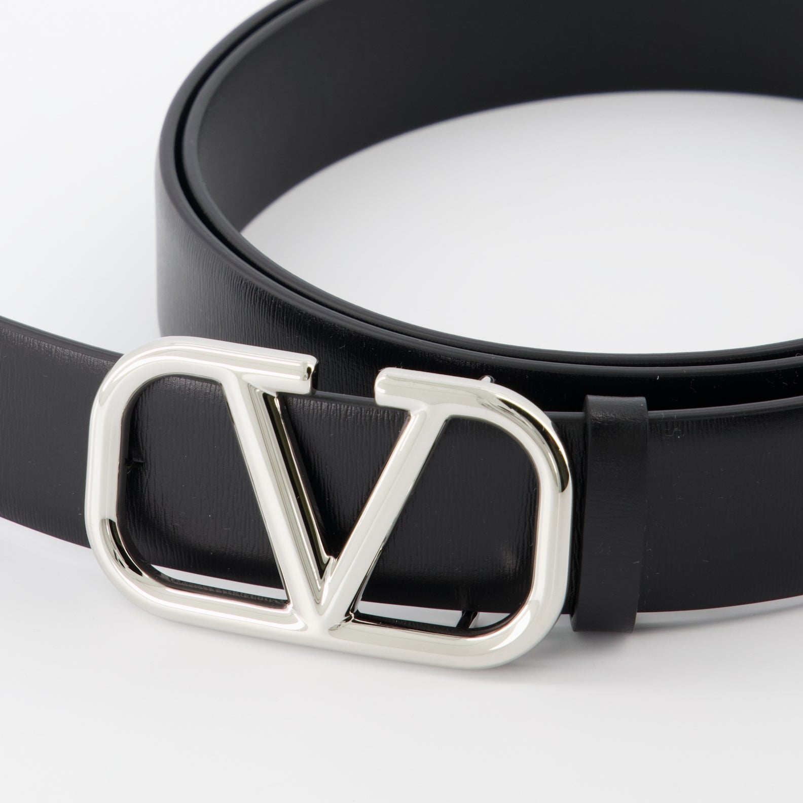 Cintos Ceinture VLogo Valentino Garavani Preto Homme