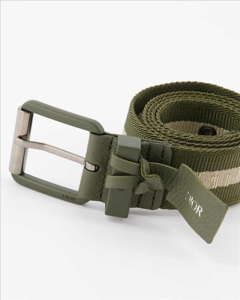 Belts Nylon belt Dior Green Man