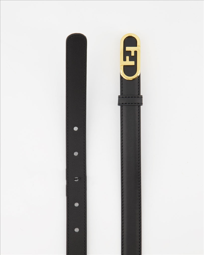 Ceintures Ceinture Fendi O'Lock Fendi Noir Femme
