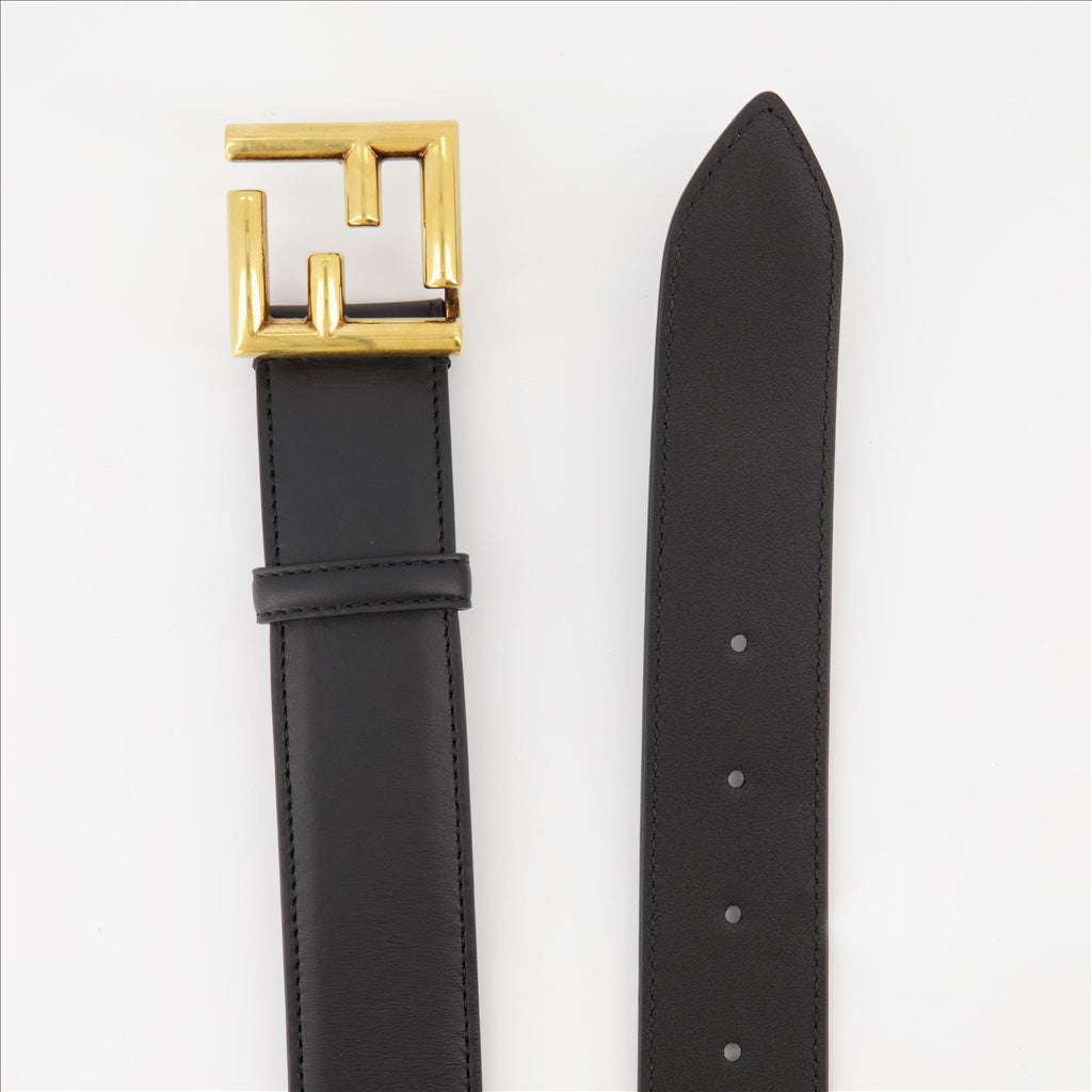 Ceintures Ceinture FF Fendi Noir Femme