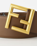Cintos Ceinture FF Fendi Marrom Femme