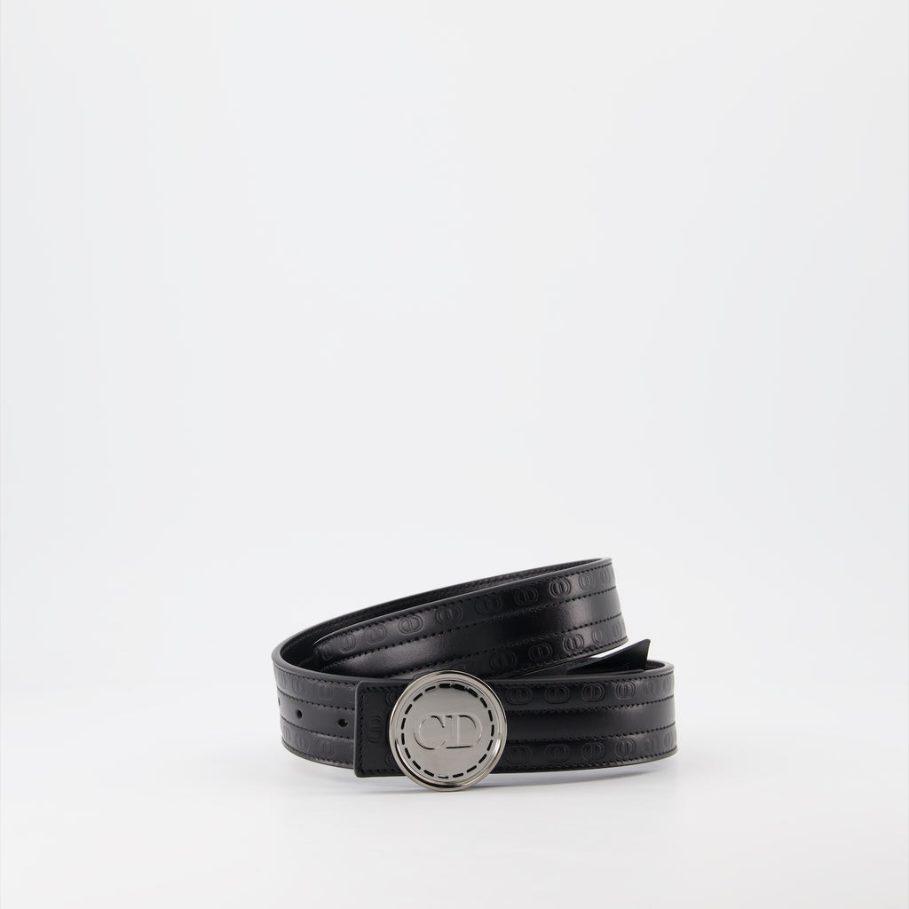 벨트 Ceinture grainée à logo Dior 검은색 Homme