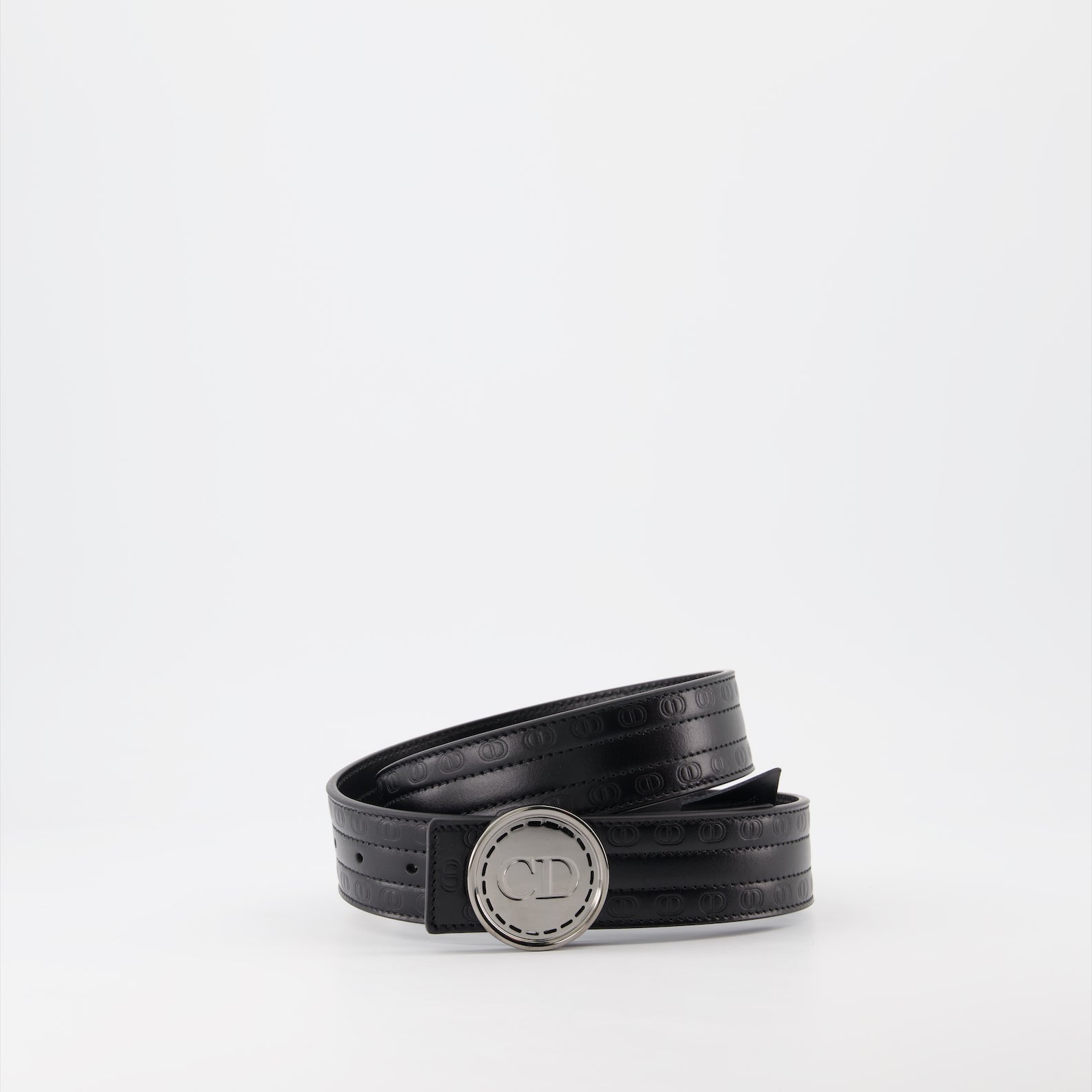 벨트 Ceinture grainée à logo Dior 검은색 Homme