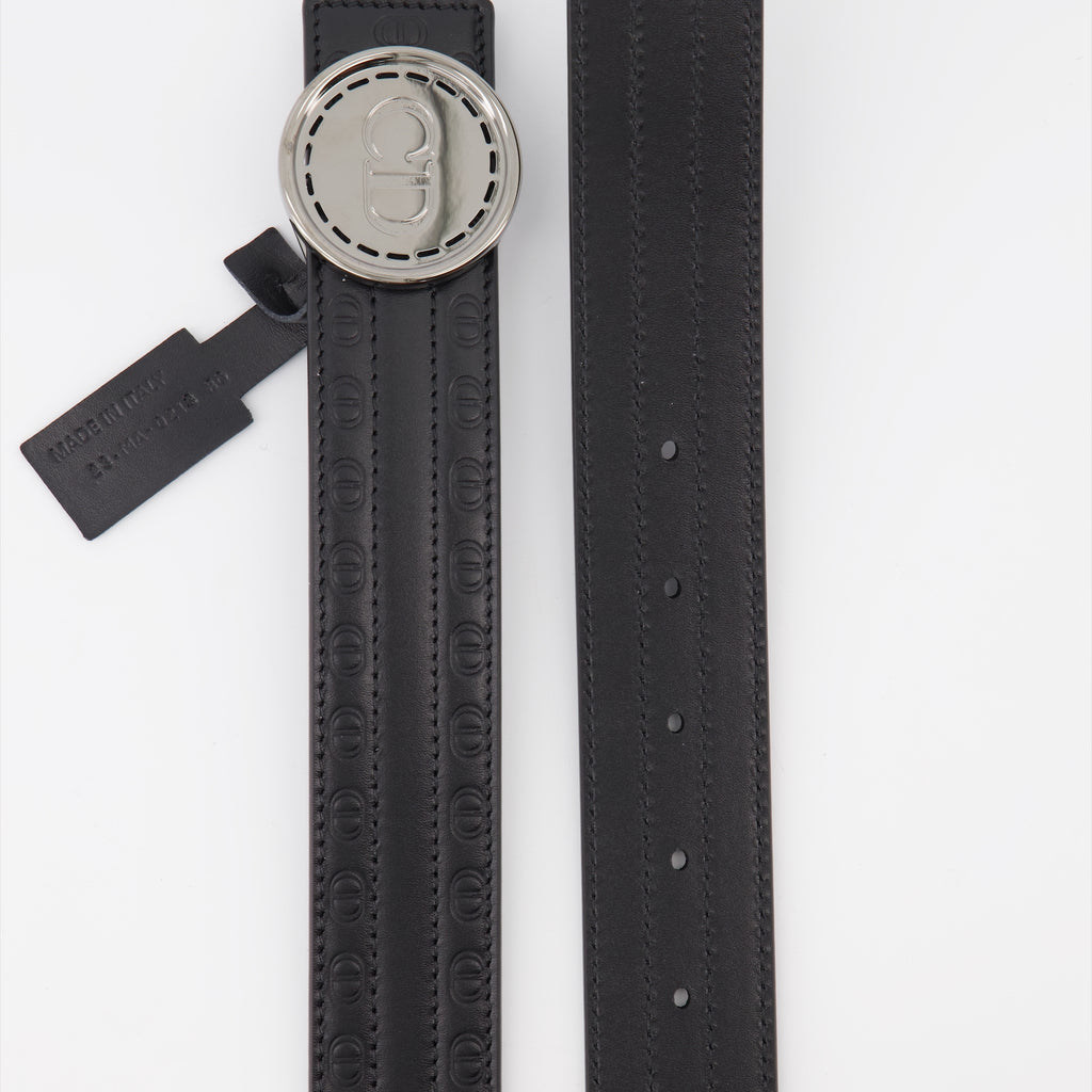 벨트 Ceinture grainée à logo Dior 검은색 Homme