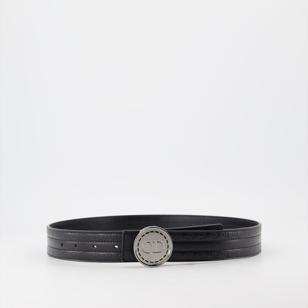 벨트 Ceinture grainée à logo Dior 검은색 Homme