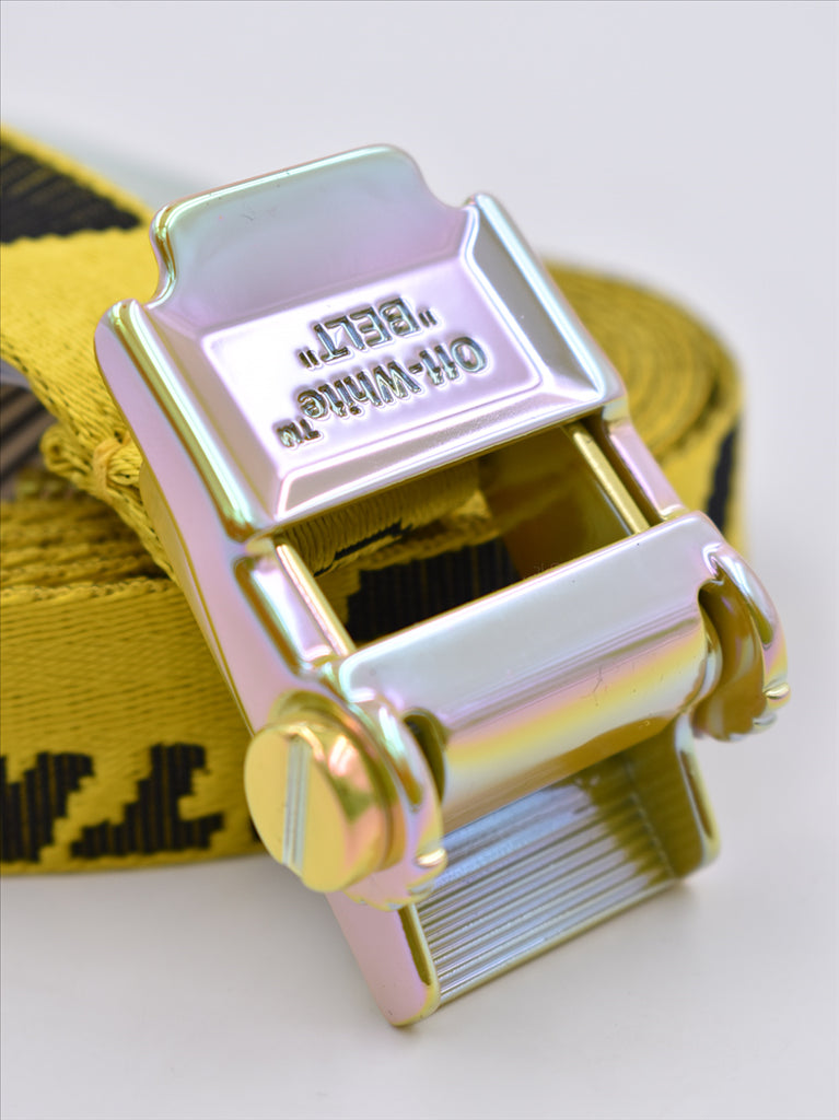 Ceintures Ceinture Industrial mini 2.0 Off-White Jaune Homme