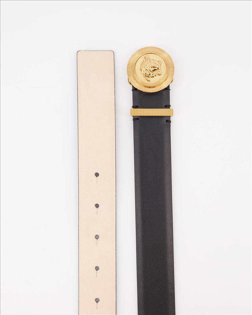 Ceintures Ceinture Medusa Biggie Versace Noir Femme