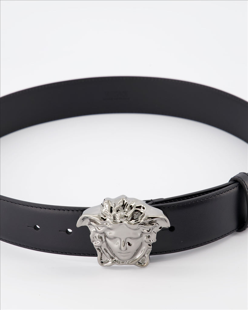 Cinture Cintura in Pelle Medusa Versace Nero Homme