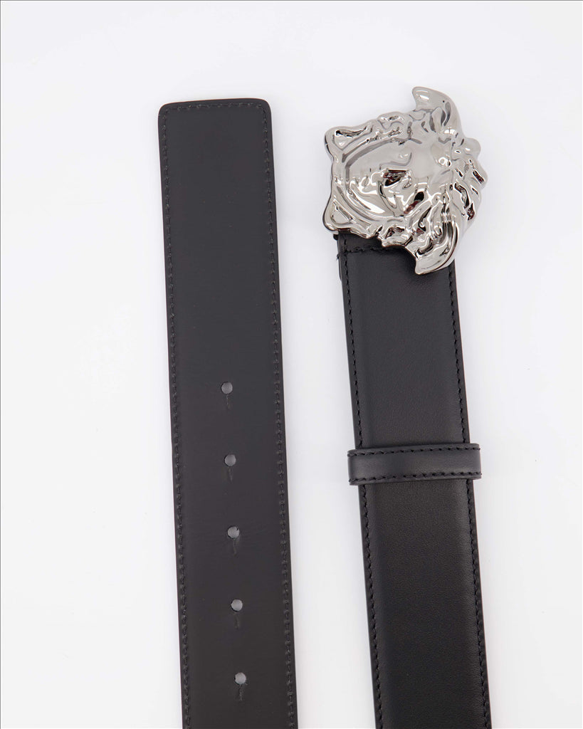 Cinture Cintura in Pelle Medusa Versace Nero Homme