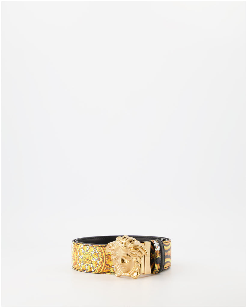 Cintos Ceinture Medusa Versace Preto Homme