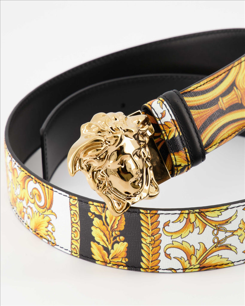 Cintos Ceinture Medusa Versace Preto Homme