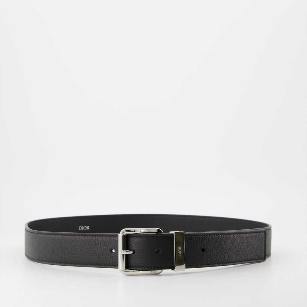 ベルト グレインレザーベルト Dior 黒 男