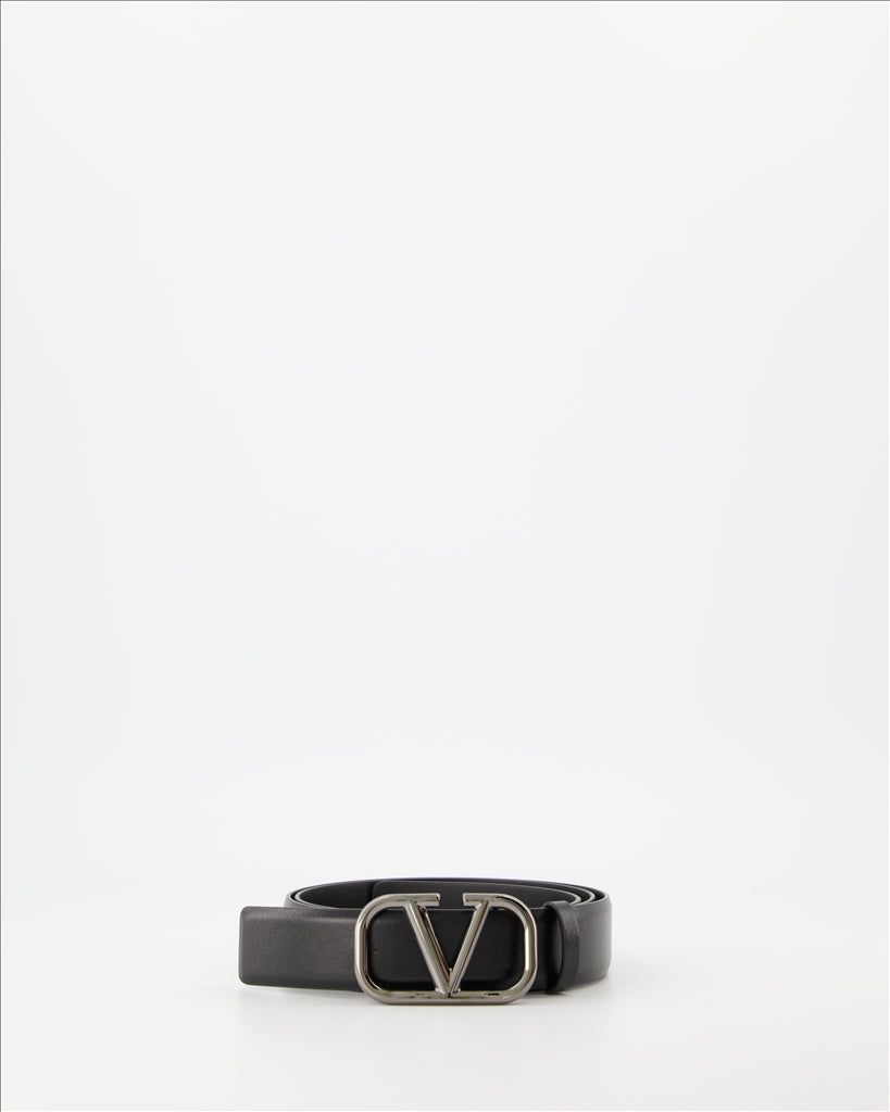 Cintos Ceinture VLogo Valentino Garavani Preto Homme