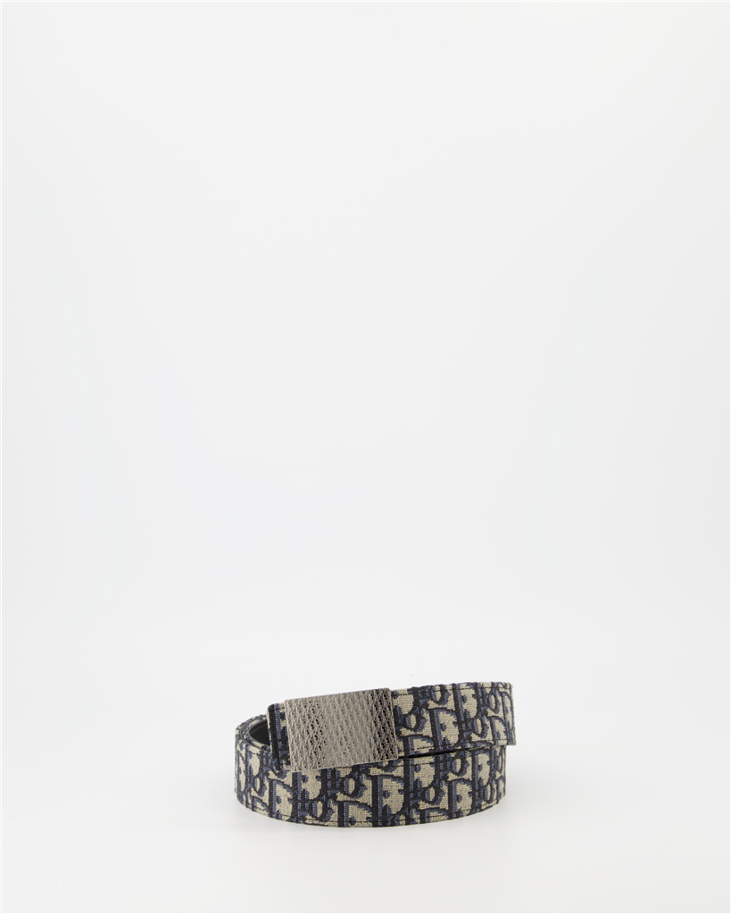 Cinturones Ceinture Oblique Dior Beige Homme