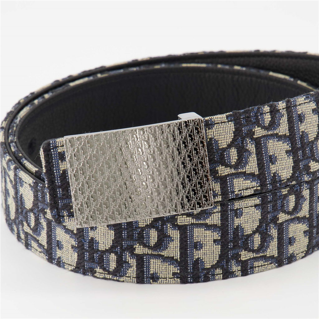 Cinturones Ceinture Oblique Dior Beige Homme