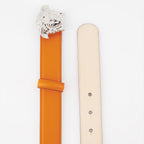 Ceintures Ceinture La Medusa Versace Orange Femme