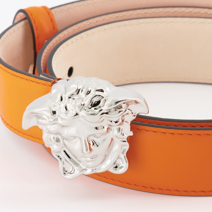 Ceintures Ceinture La Medusa Versace Orange Femme