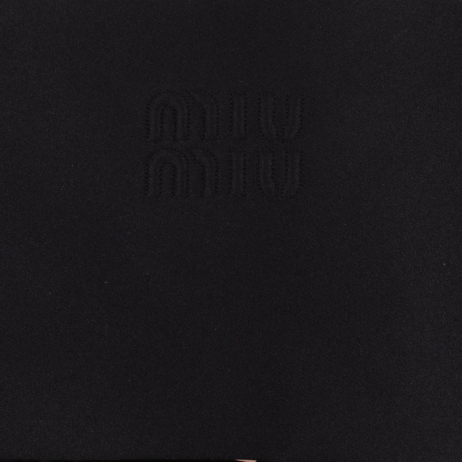 Faldas Ceinture péplum en radzimir Miu Miu Negro Femme