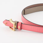 Ceinture réversible FF rose beige