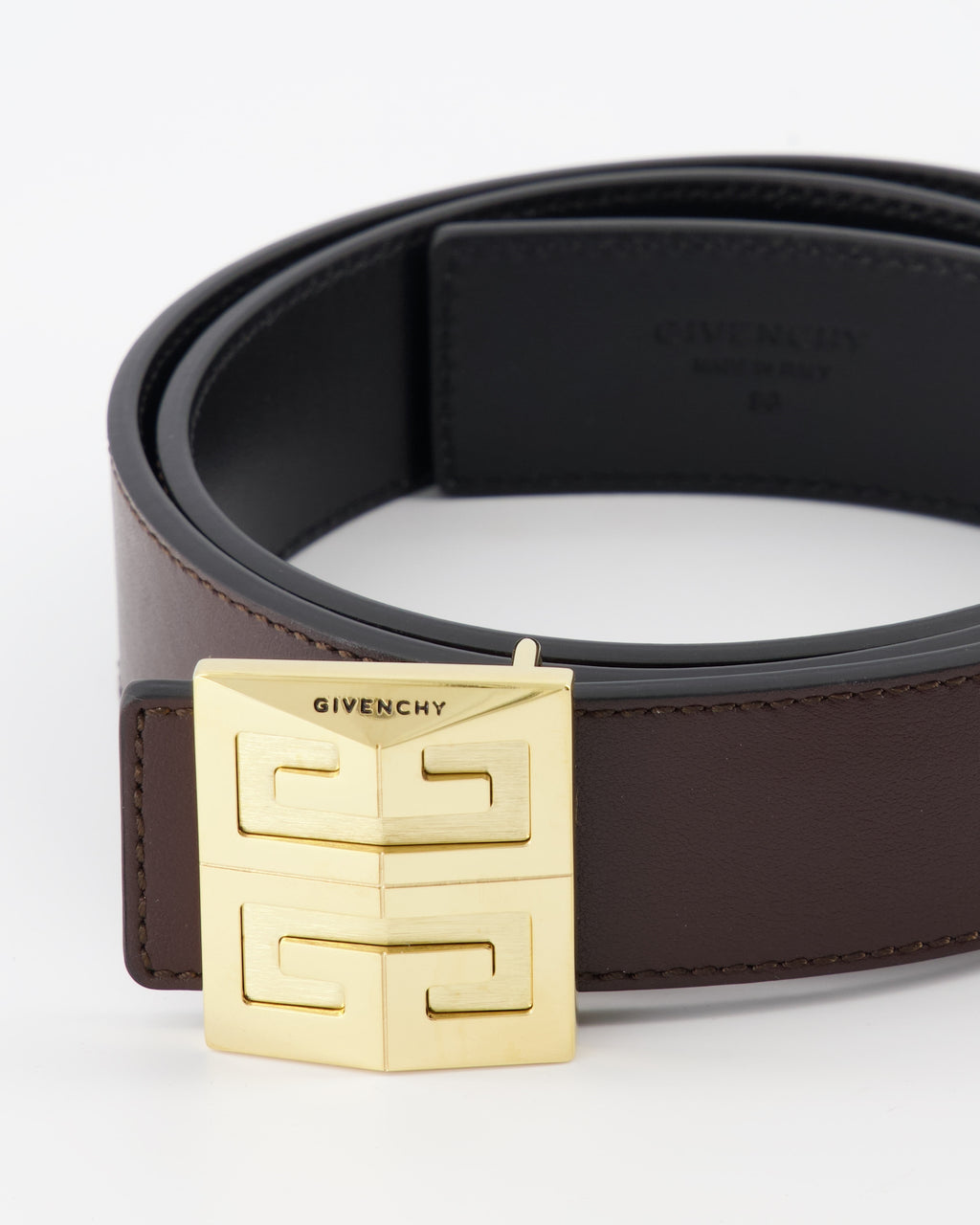 Cinturones Ceinture réversible 4G Givenchy Marrón Homme